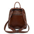 Letter V Leather Backpack