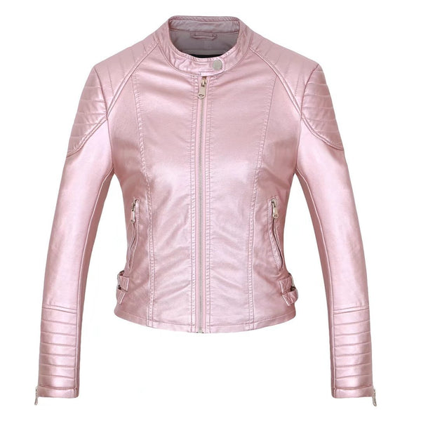 Ladies Motorcycle leather jacket