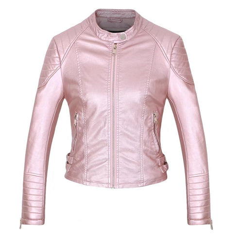 Ladies Motorcycle leather jacket