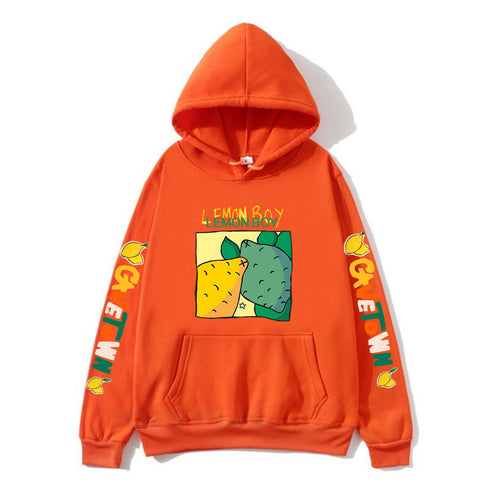 Cavetown Lemon Boy Cartoon Print Hoodies