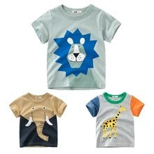 Toddler's Cool Lion Printed T-shirts