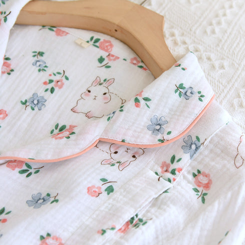 Women's Pure Cotton Spring Crepe Shirt Trousers