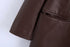 American Style Leather Pants Suit