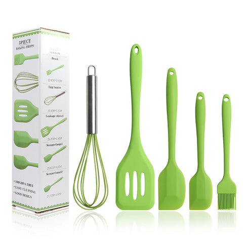 5-piece silicone kitchenware set