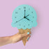 Ice Cream Clock Wall Decoration