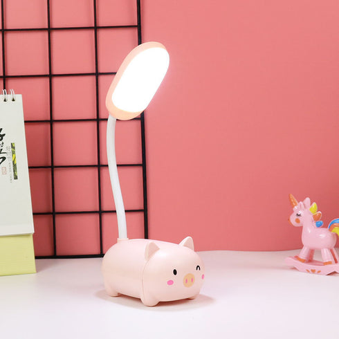 Girl heart led table lamp