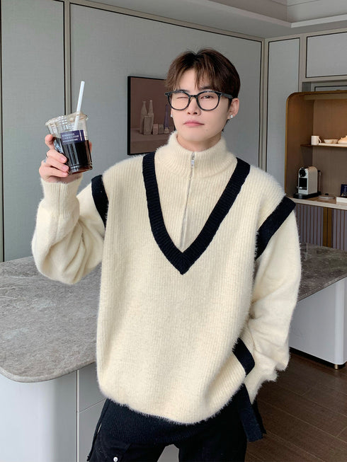 Men's Loose Winter Knitted Sweater