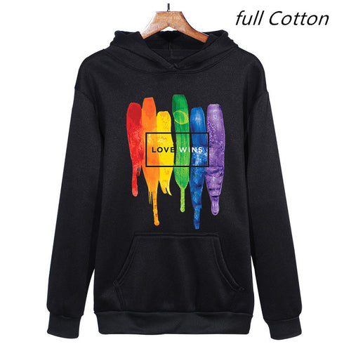 Men's Pride Lgbt Cotton Fleece Hoodies