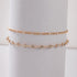 Light Luxury Diamond Double Anklet