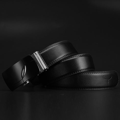 Business belt with automatic buckle