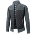 Men's Stand Collar Zipper Sweater