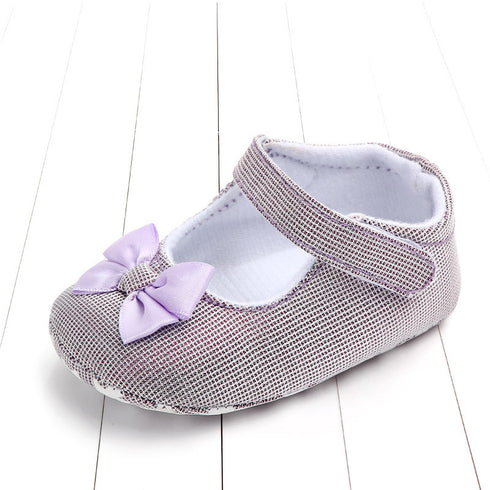Princess baby bow shoes