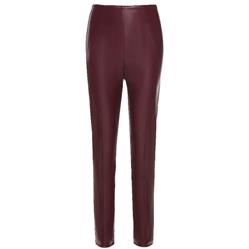 Leather High Waist Pants