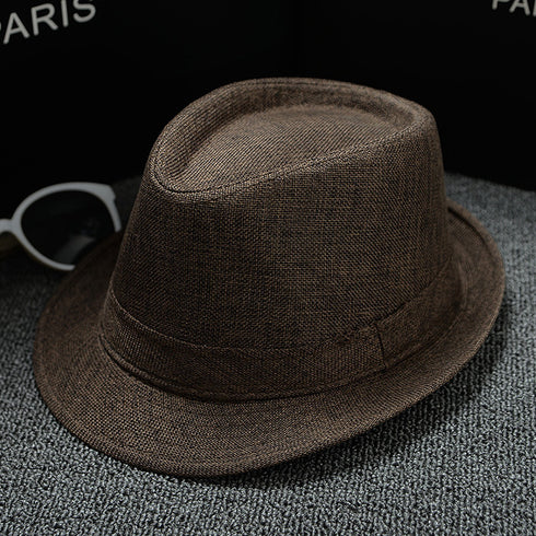 Solid color small Jazz hat