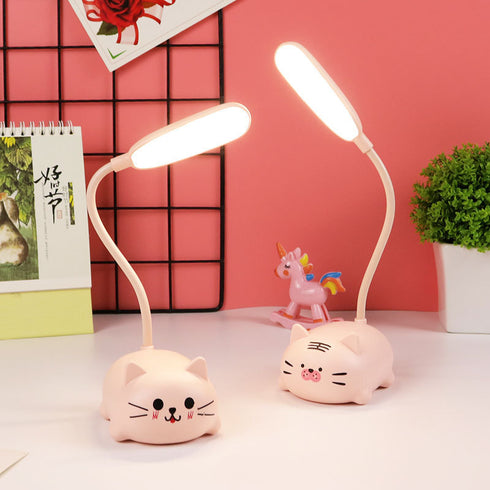 Girl heart led table lamp