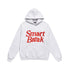 Flocking Embroidery Letters Plus Velvet Thickened Hoodie