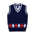 Diamond vest children's sweater