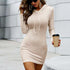 Women's Long Knitted Sweater Dress
