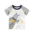 Children's Bear Astronaut cartoon T-shirt