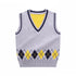 Diamond vest children's sweater