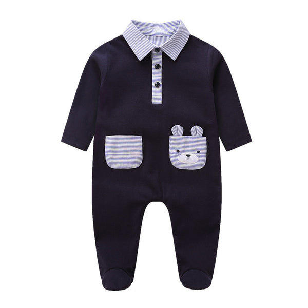 Baby's Bear pocket jumpsuit