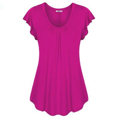 Short Sleeves Plus Size Shirts Women