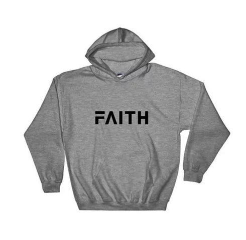 Faith Letter Print Unisex Hoodies