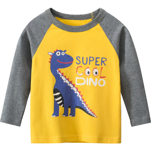 Kids Super Cool Dino Full Sleeve Shirt
