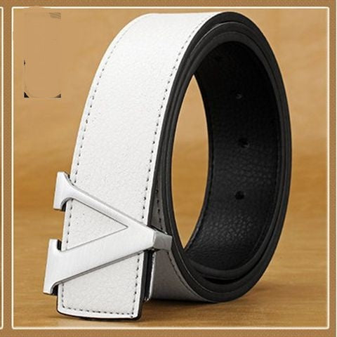 "V" Letter belt men