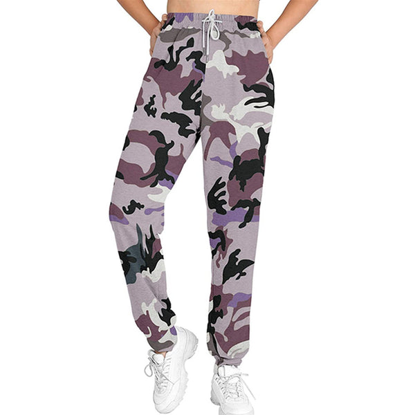 Women's Printed Tie-dye Sports Fitness Jogging Trousers