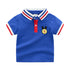 Children's Lapel Polo Sleeves Shirt