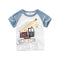 Children's cartoon car T-shirt