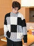 Crewneck Checkerboard Sweater
