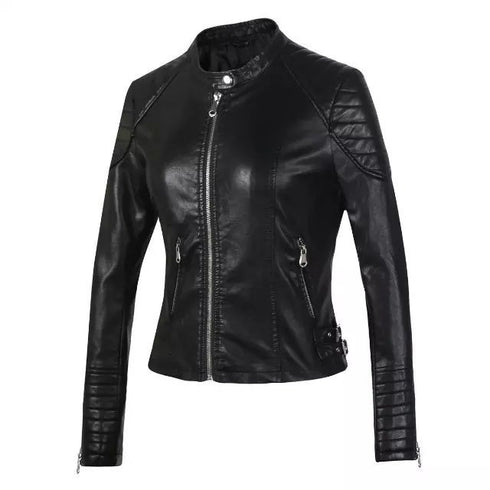 Ladies Motorcycle leather jacket
