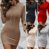 Women's Long Knitted Sweater Dress