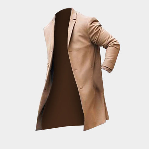 Men's Trench Long Jackets Coats