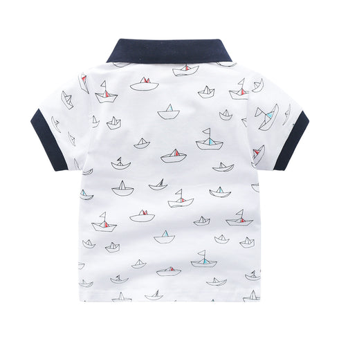 Children's Short-sleeved Polo T-shirt