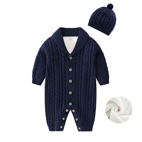 Babies Cotton knit Jumpsuit