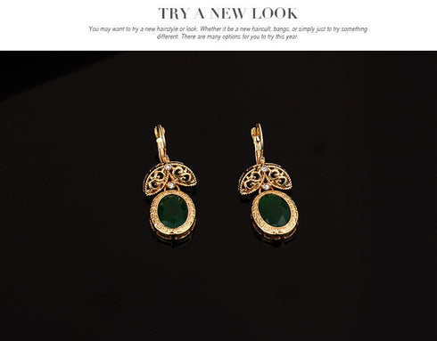 Jewelry Set of Necklace, Earrings, Ring Bracelet