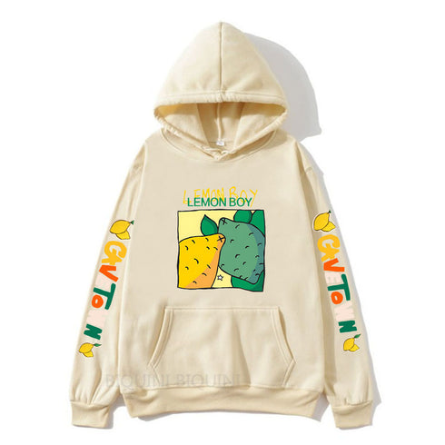 Cavetown Lemon Boy Cartoon Print Hoodies