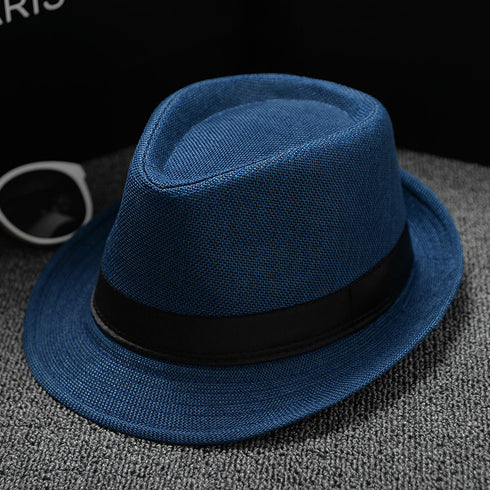 Solid color small Jazz hat
