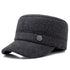 Flat top men's cap