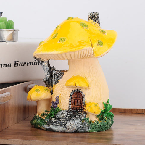Mushroom House Sculpture Garden Art Decoration