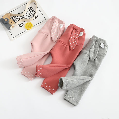 Toddler's Cartoon bunny ear trousers