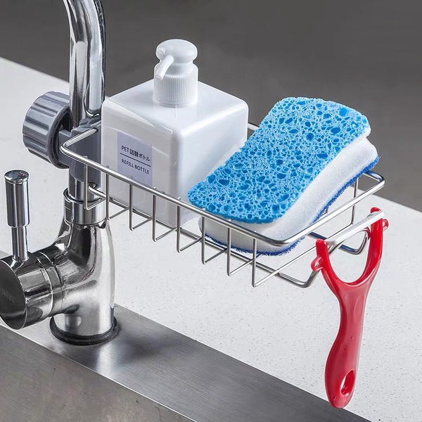 Adjustable Sink Drain Faucet Holder