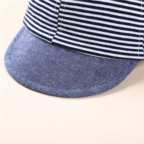 Striped Cotton Baby Cap