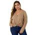 Women's knitted Big Blouse shirts
