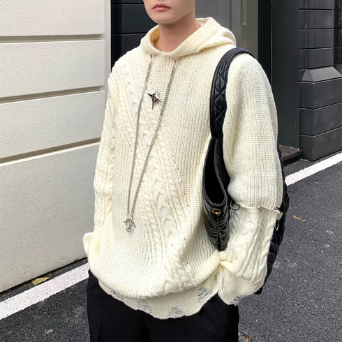 Sparkle knitted Hoodie