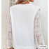 Women's Clothing Long Sleeve V-neck Stitching Shirt