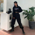 Girls High Waist Hip Hop Tappered Trousers